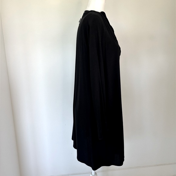 NWT Sandro Paris Black Tie Up Sweep Dress - Picture 4 of 11